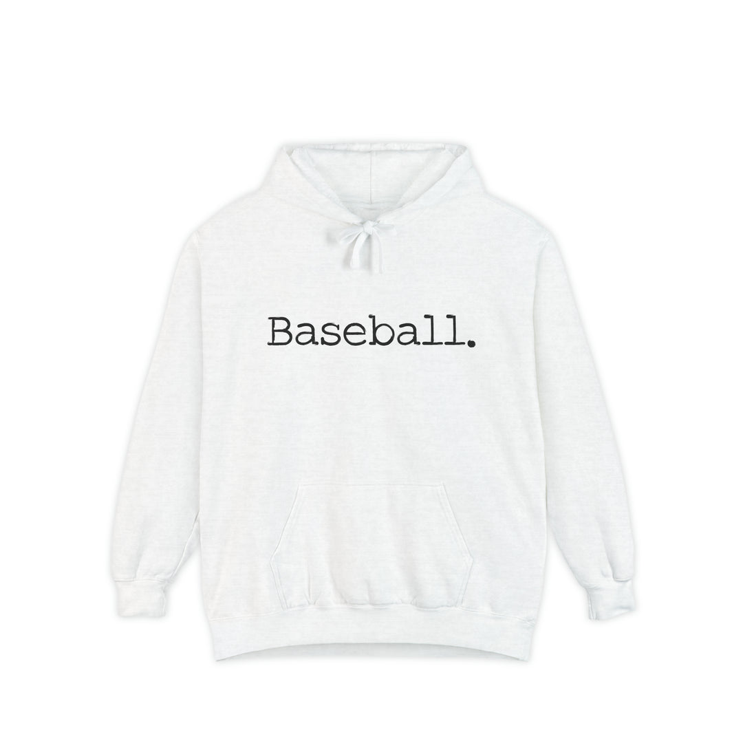 Typewriter Design Baseball Unisex Adult Premium Hooded Sweatshirt