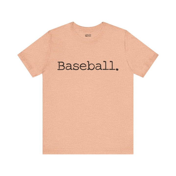 Typewriter Design Baseball Unisex Adult T-Shirt