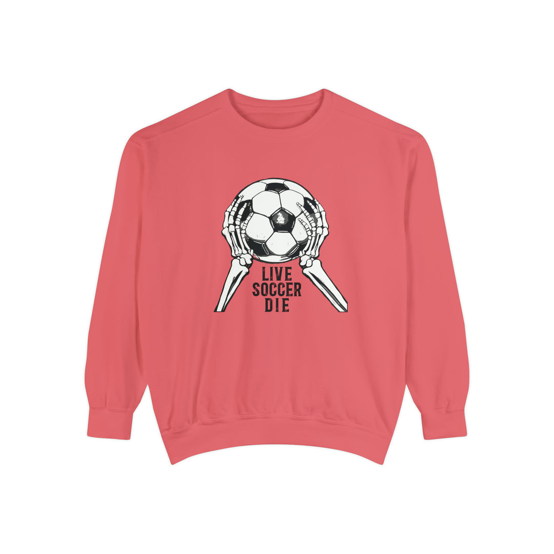 Live Soccer Die Unisex Adult Premium Crewneck Sweatshirt