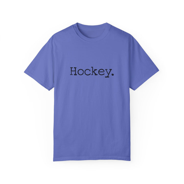 Typewriter Design Hockey Unisex Adult Premium T-Shirt