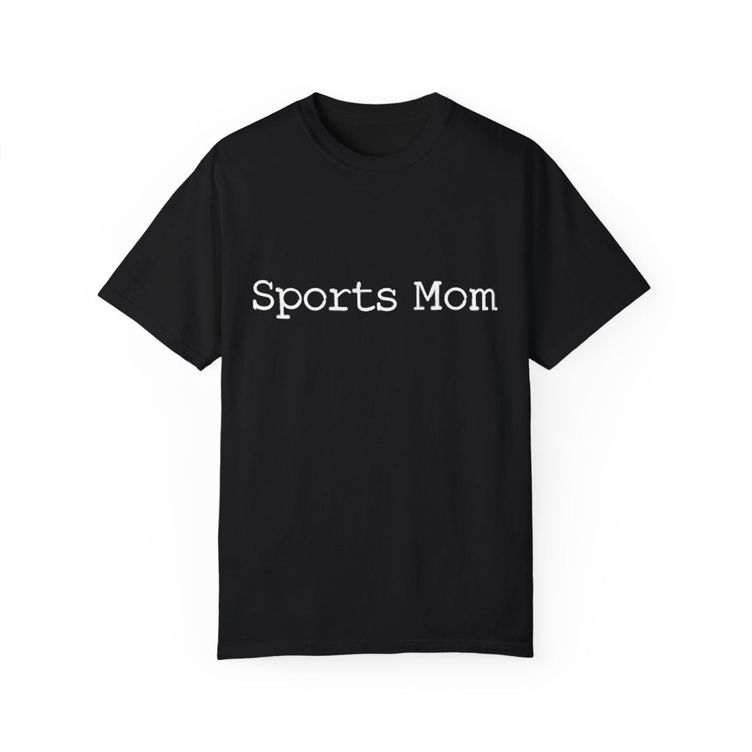 Sports Mom Unisex Adult Premium T-Shirt - Typewriter Design