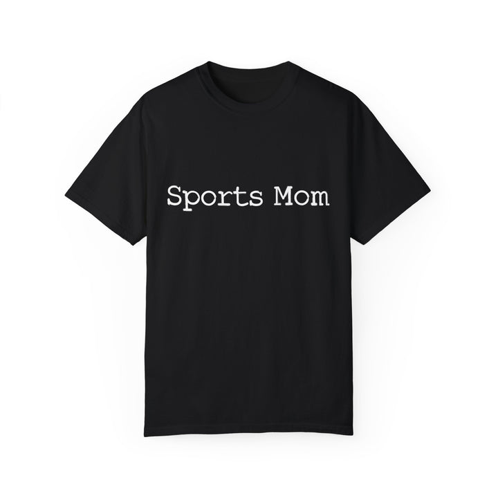 Sports Mom Unisex Adult Premium T-Shirt - Typewriter Design