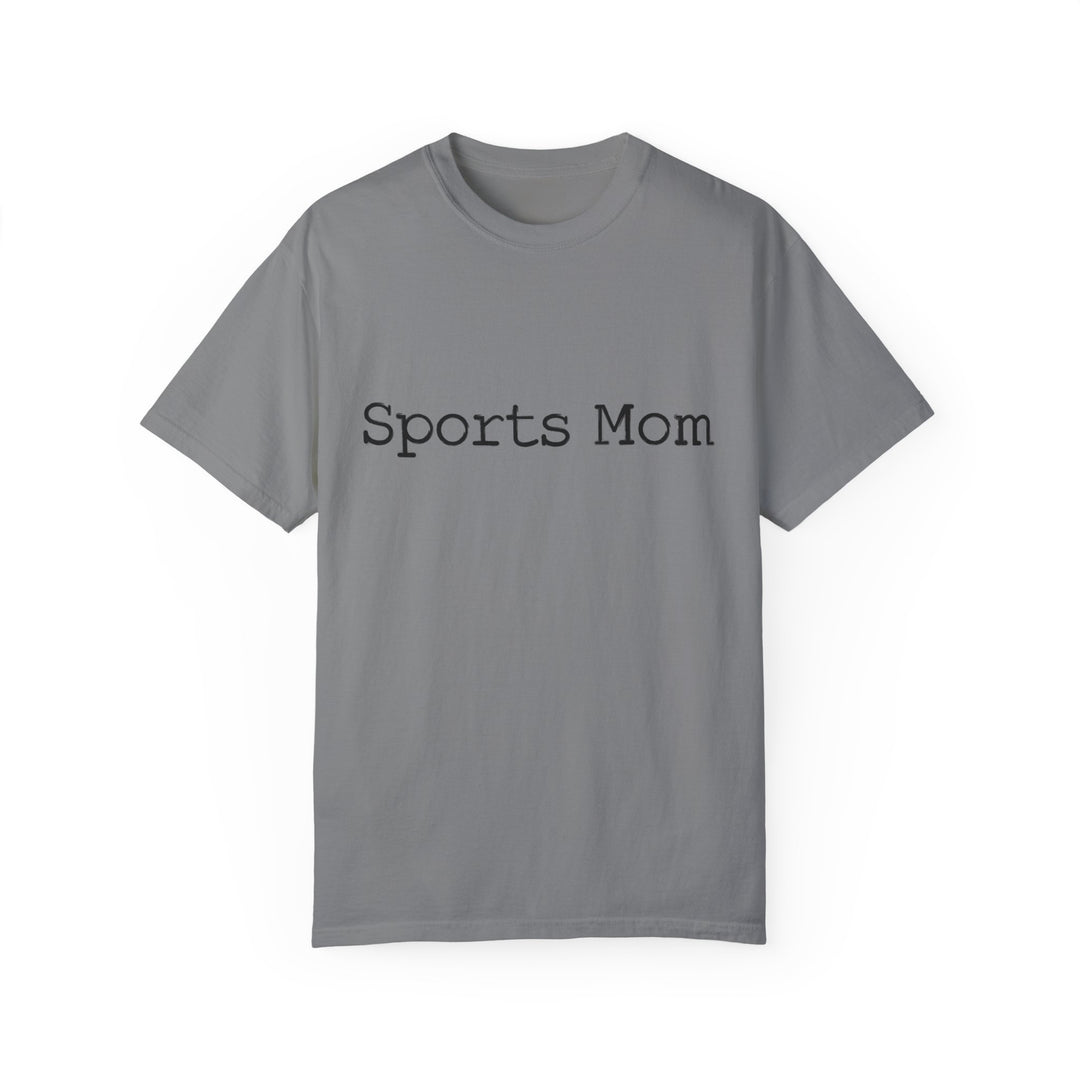Sports Mom Unisex Adult Premium T-Shirt - Typewriter Design