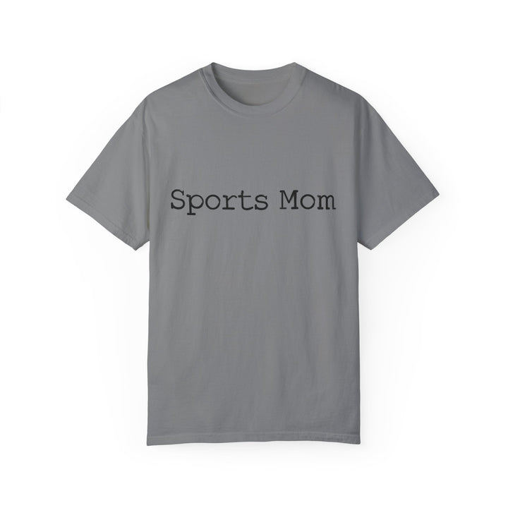 Sports Mom Unisex Adult Premium T-Shirt - Typewriter Design