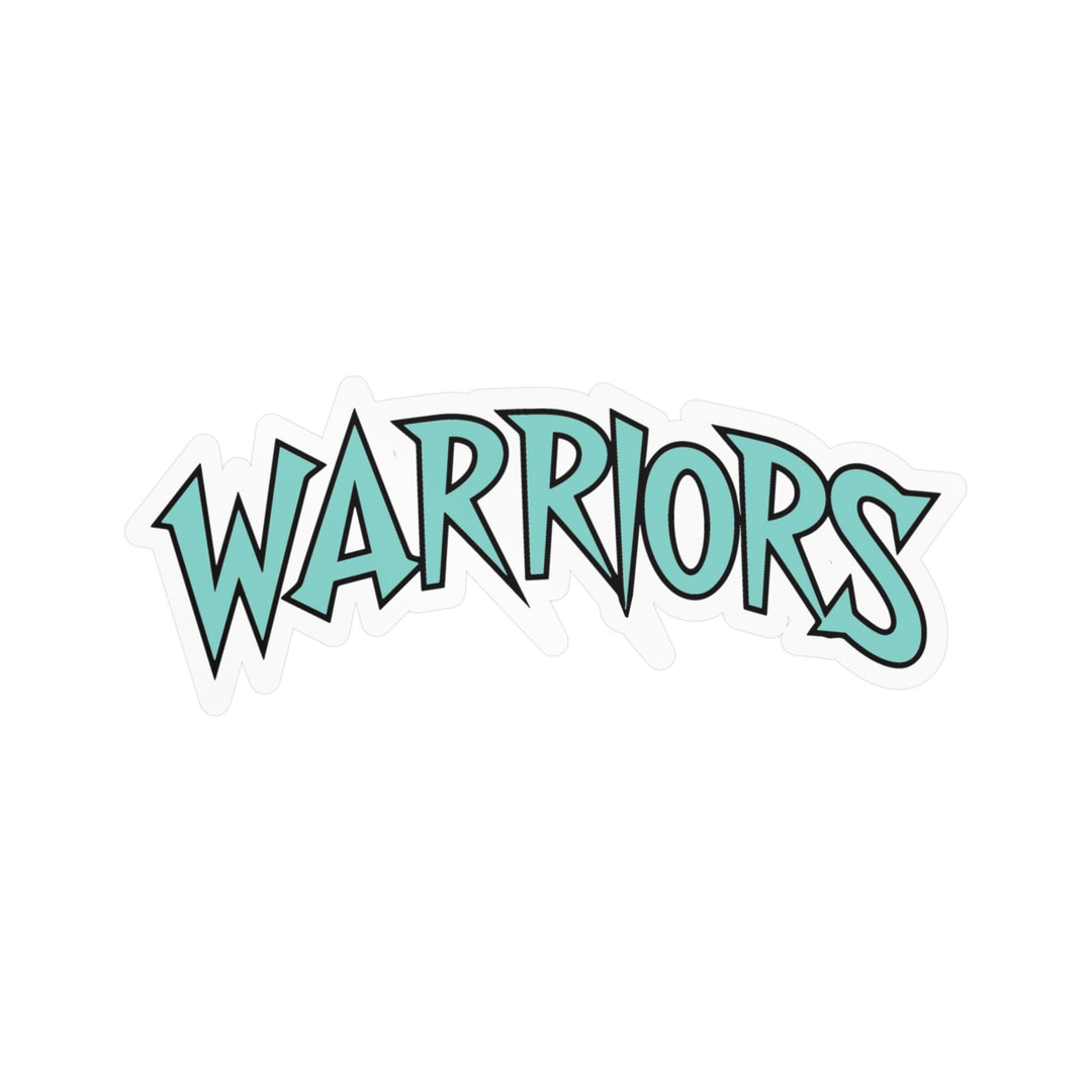 Warriors Kiss-Cut Vinyl Decals