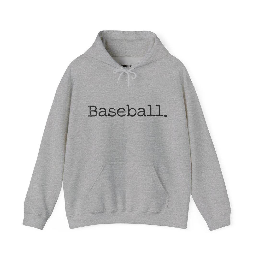 Typewriter Design Baseball Unisex Adult Hooded Sweatshirt
