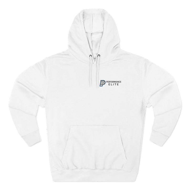 Performance Elite Unisex Adult Mid-Level Hooded Sweatshirt w/Front &amp; Back Logo