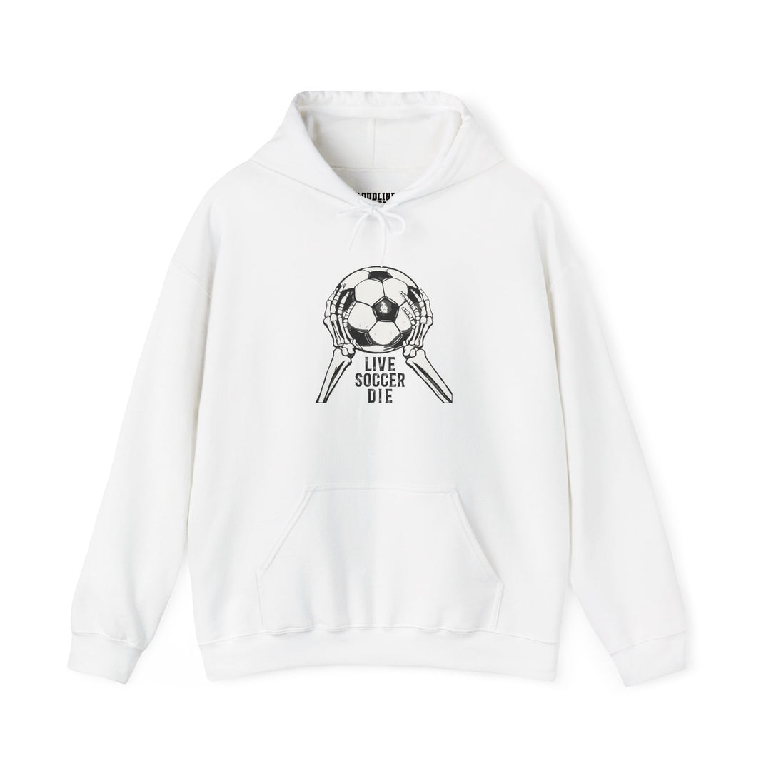 Live Soccer Die Unisex Adult Hooded Sweatshirt