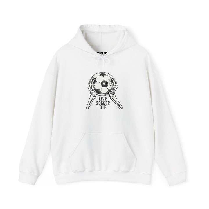 Live Soccer Die Unisex Adult Hooded Sweatshirt