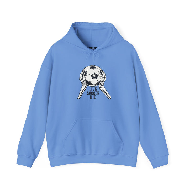 Live Soccer Die Unisex Adult Hooded Sweatshirt