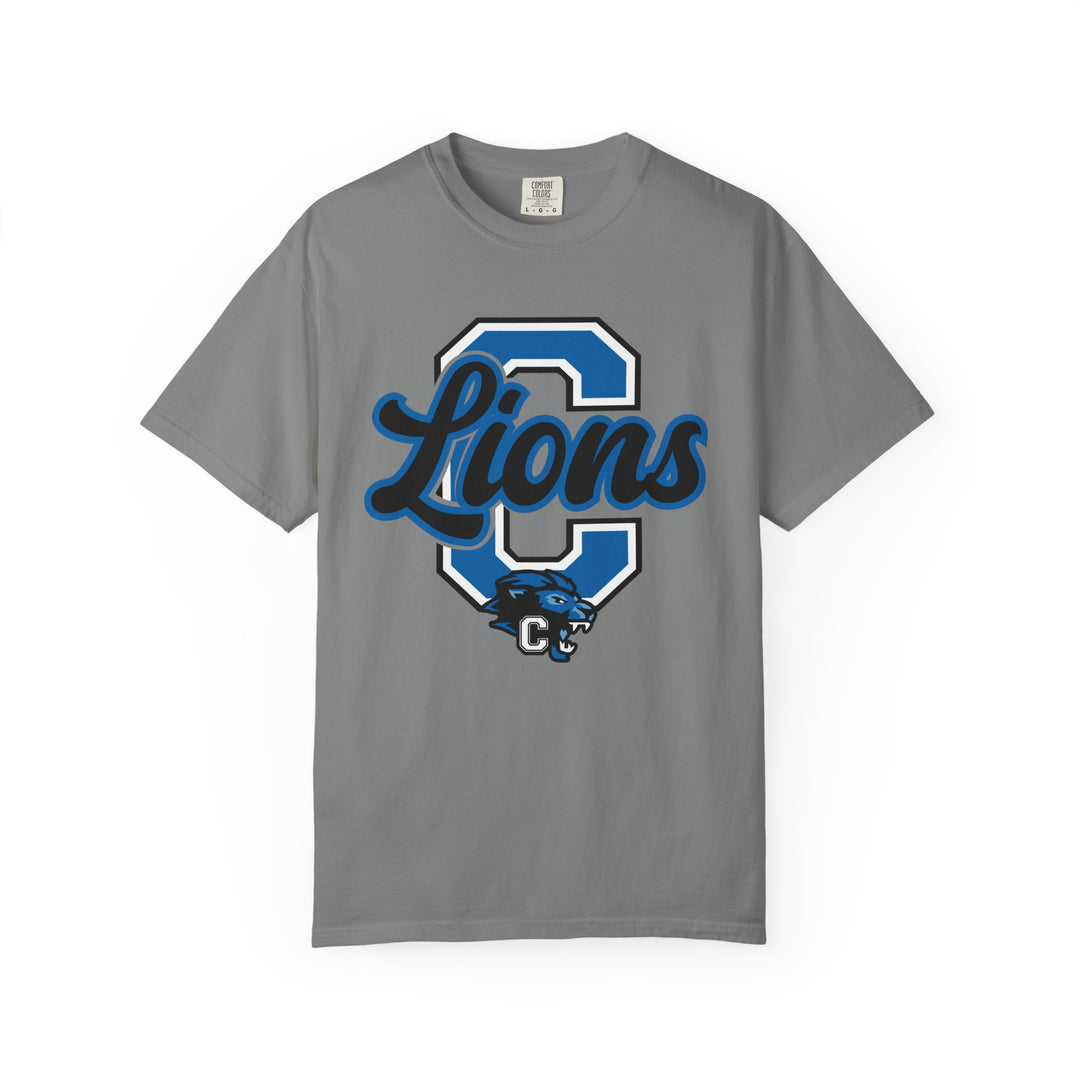 Canton Lions Football &amp; Cheer Unisex Adult Premium T-Shirt - Big C Design