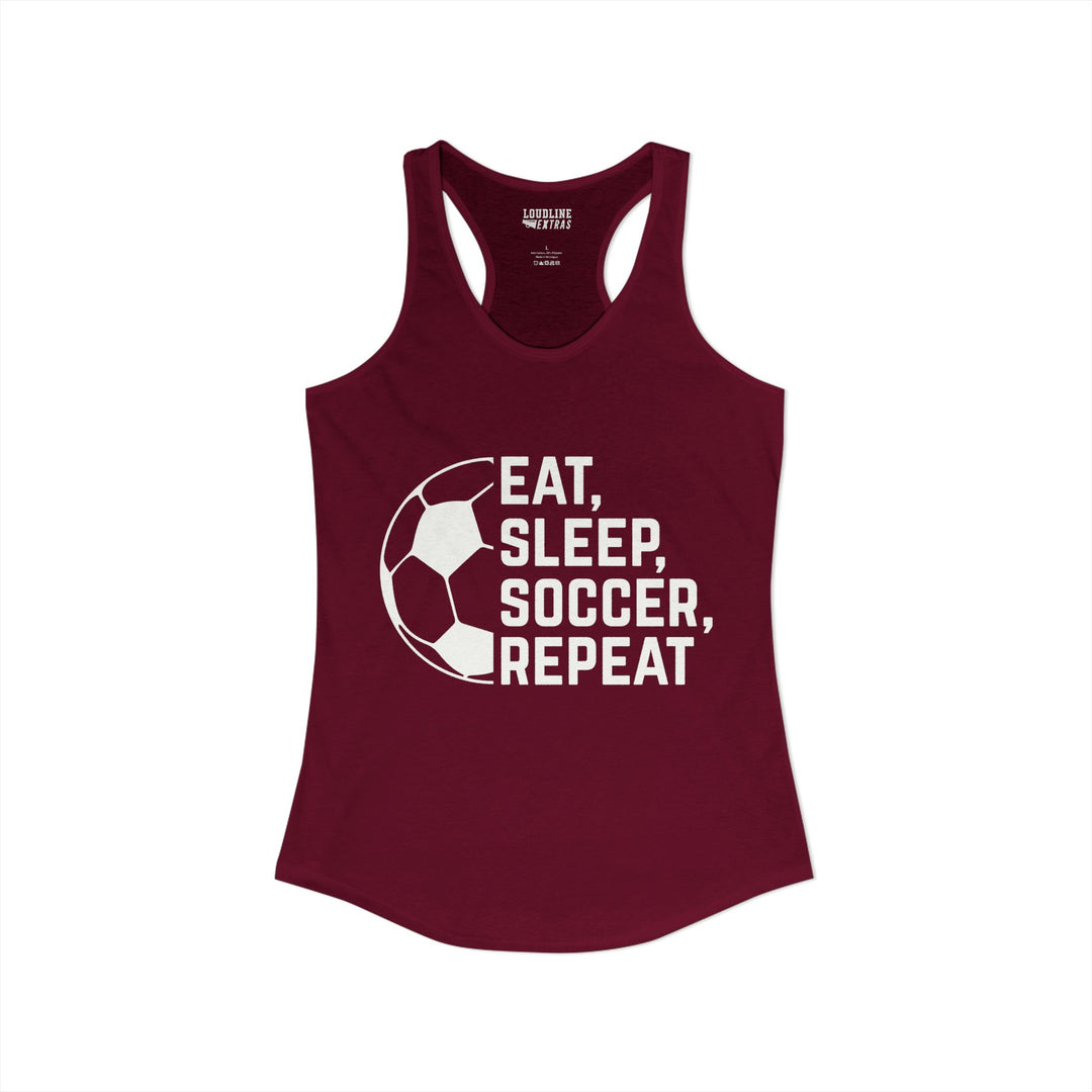 Eat Sleep Soccer Repeat Women&
