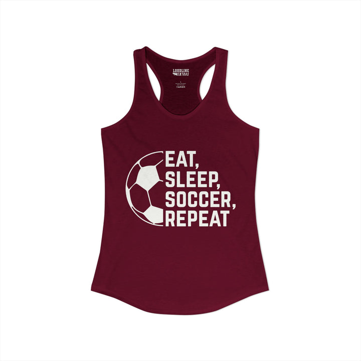 Eat Sleep Soccer Repeat Women&