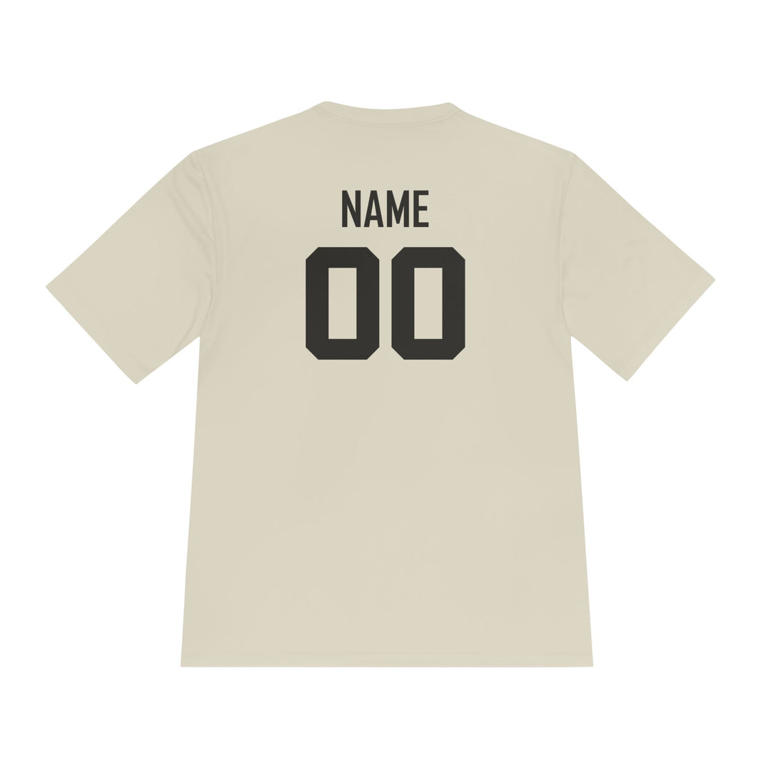T-Black Dugout Unisex Adult Moisture Wicking T-Shirt - Front Design Only w/Optional Customization