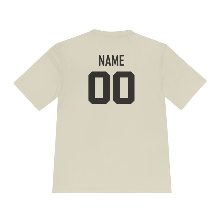 T-Black Dugout Unisex Adult Moisture Wicking T-Shirt - Front Design Only w/Optional Customization