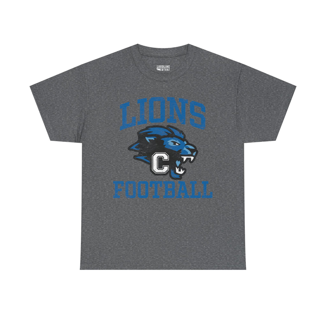 Canton Lions Football &amp; Cheer Unisex Adult Gildan Standard T-Shirt - Lions Football Design
