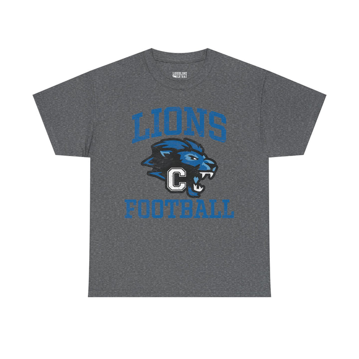 Canton Lions Football &amp; Cheer Unisex Adult Gildan Standard T-Shirt - Lions Football Design