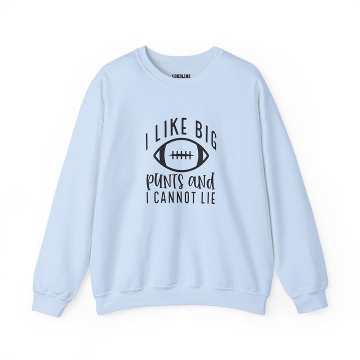 I Like Big Punts Football Unisex Adult Crewneck Sweatshirt