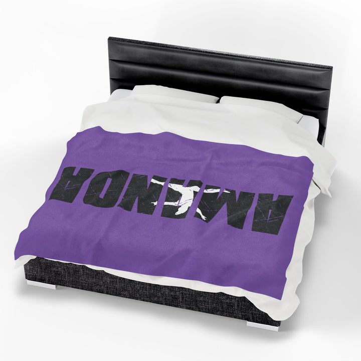 Gymnastics Plush Blanket w/Custom Name