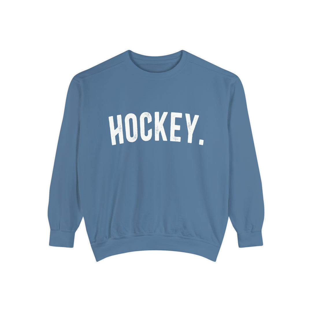 Rustic Design Hockey Unisex Adult Premium Crewneck Sweatshirt