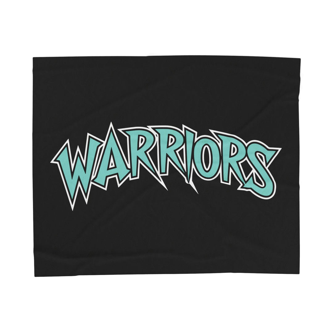 Warriors Velveteen Plush Blanket