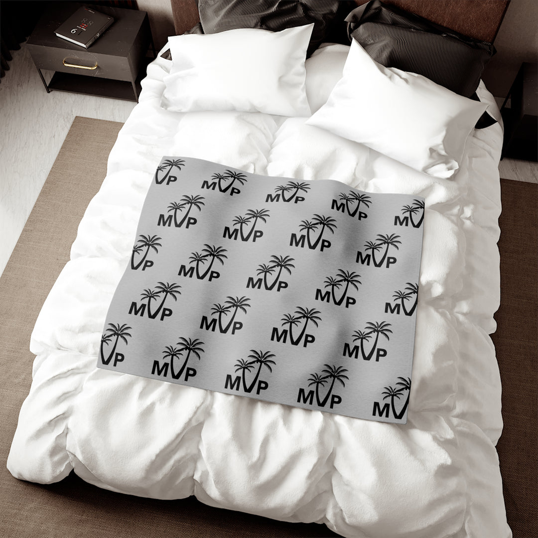 MVP Sweatshirt Blanket - Logo Pattern