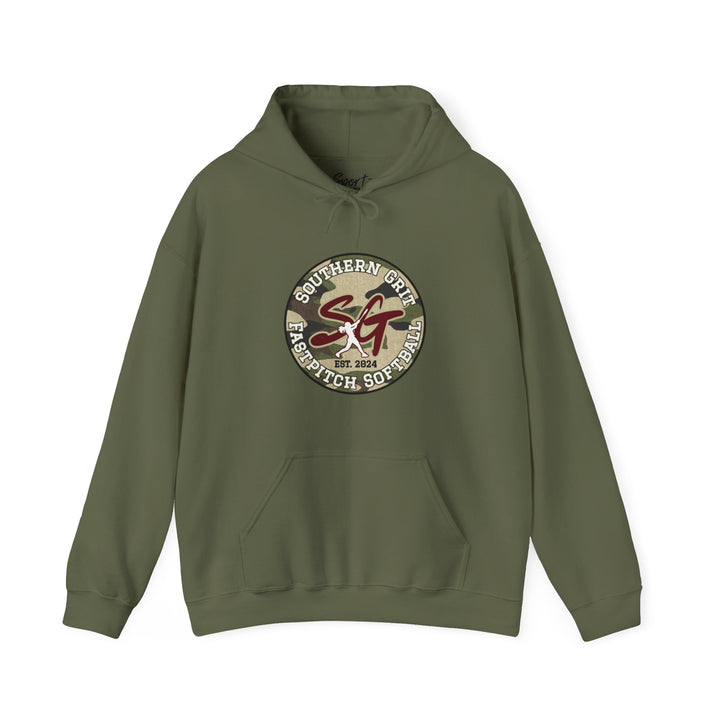 Southern Grit Unisex Adult Hooded Sweatshirt w/Both Logos