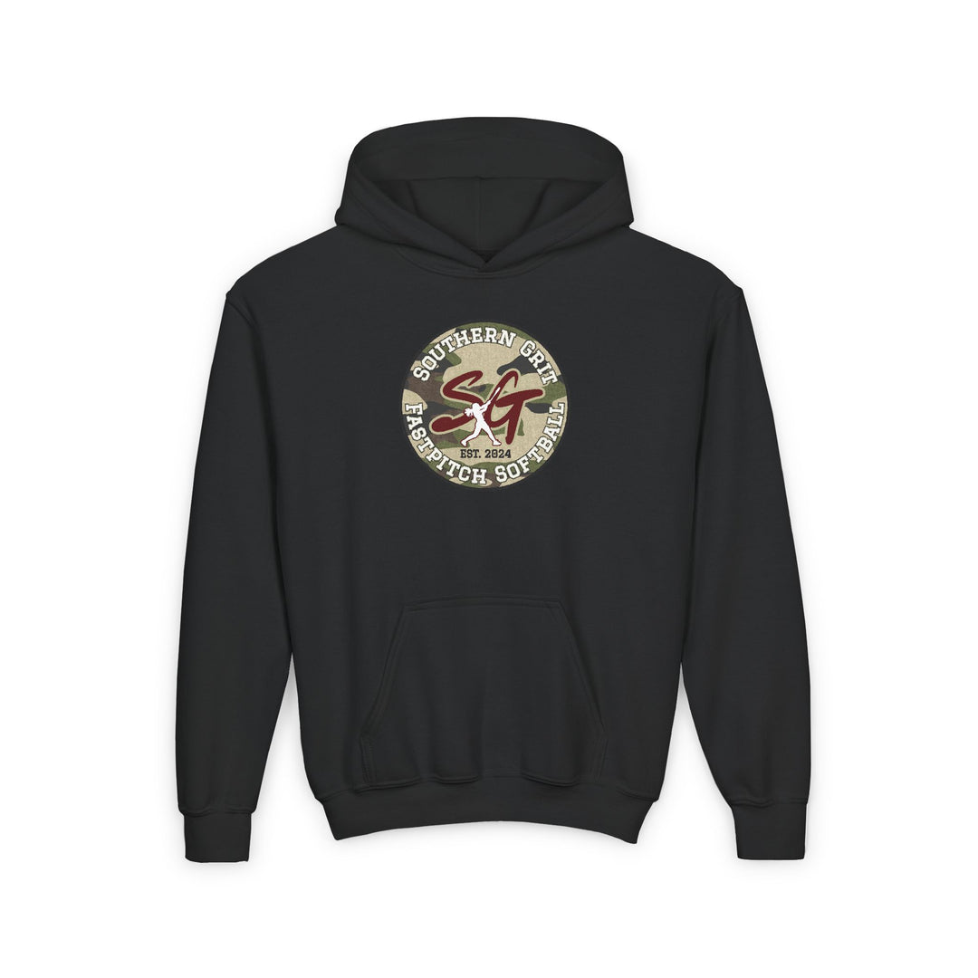 Southern Grit Unisex Youth Hooded Sweatshirt w/Both Logos