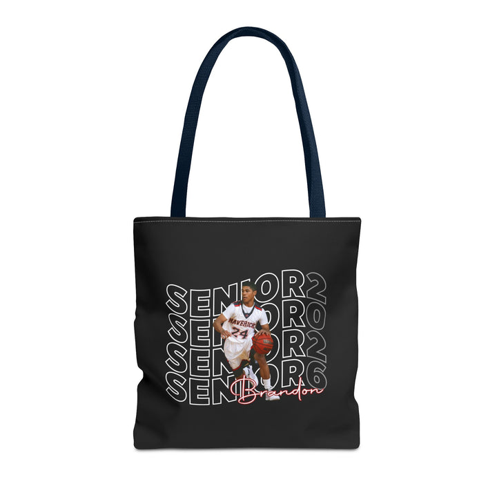 Senior Wavy Design w/Photo &amp; Name Tote Bag