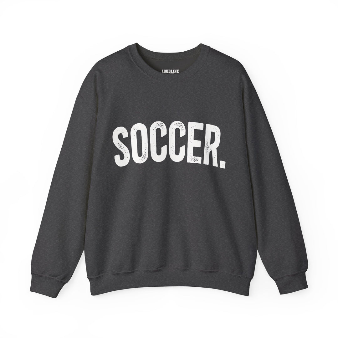 Rustic Design Soccer Unisex Adult Crewneck Sweatshirt