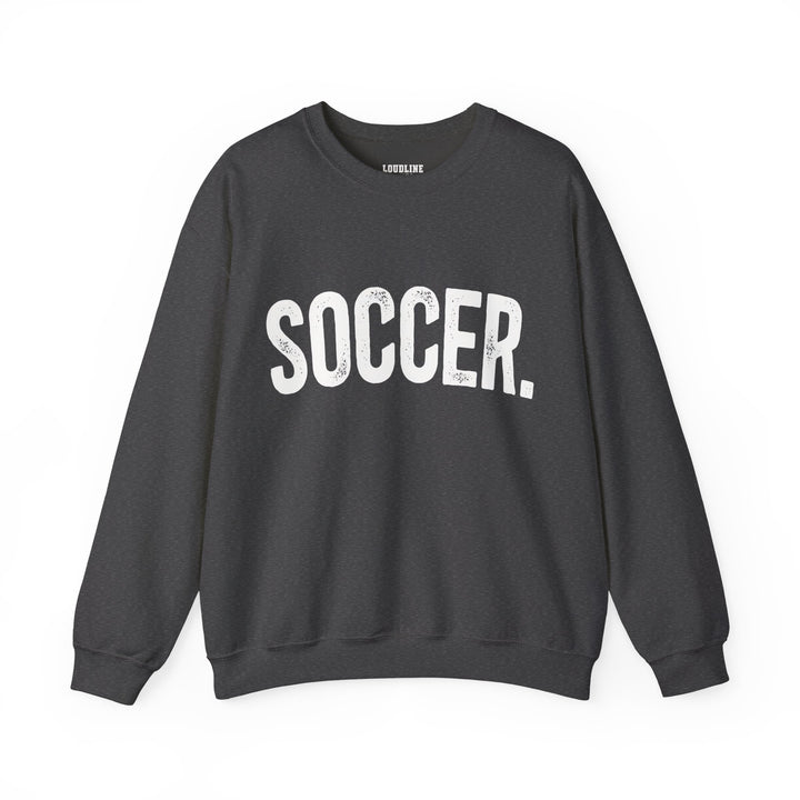 Rustic Design Soccer Unisex Adult Crewneck Sweatshirt