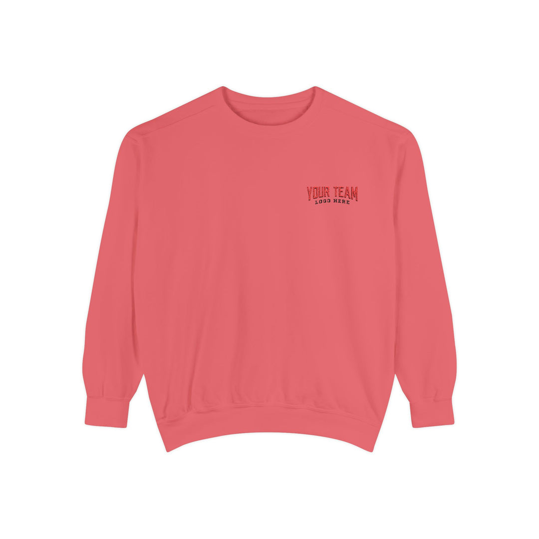 Unisex Adult Comfort Colors Crewneck Sweatshirt - Embroidered