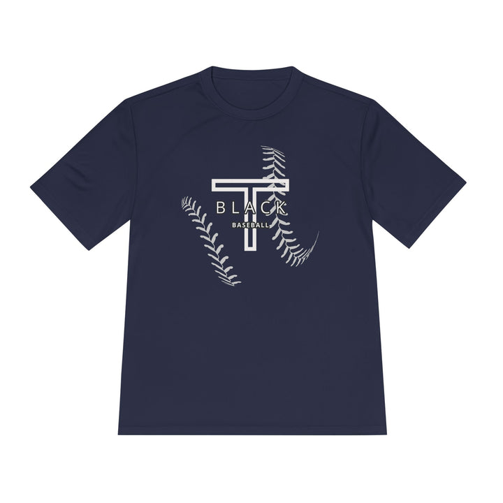 T-Black Dugout Unisex Adult Moisture Wicking T-Shirt - Front Design Only w/Optional Customization