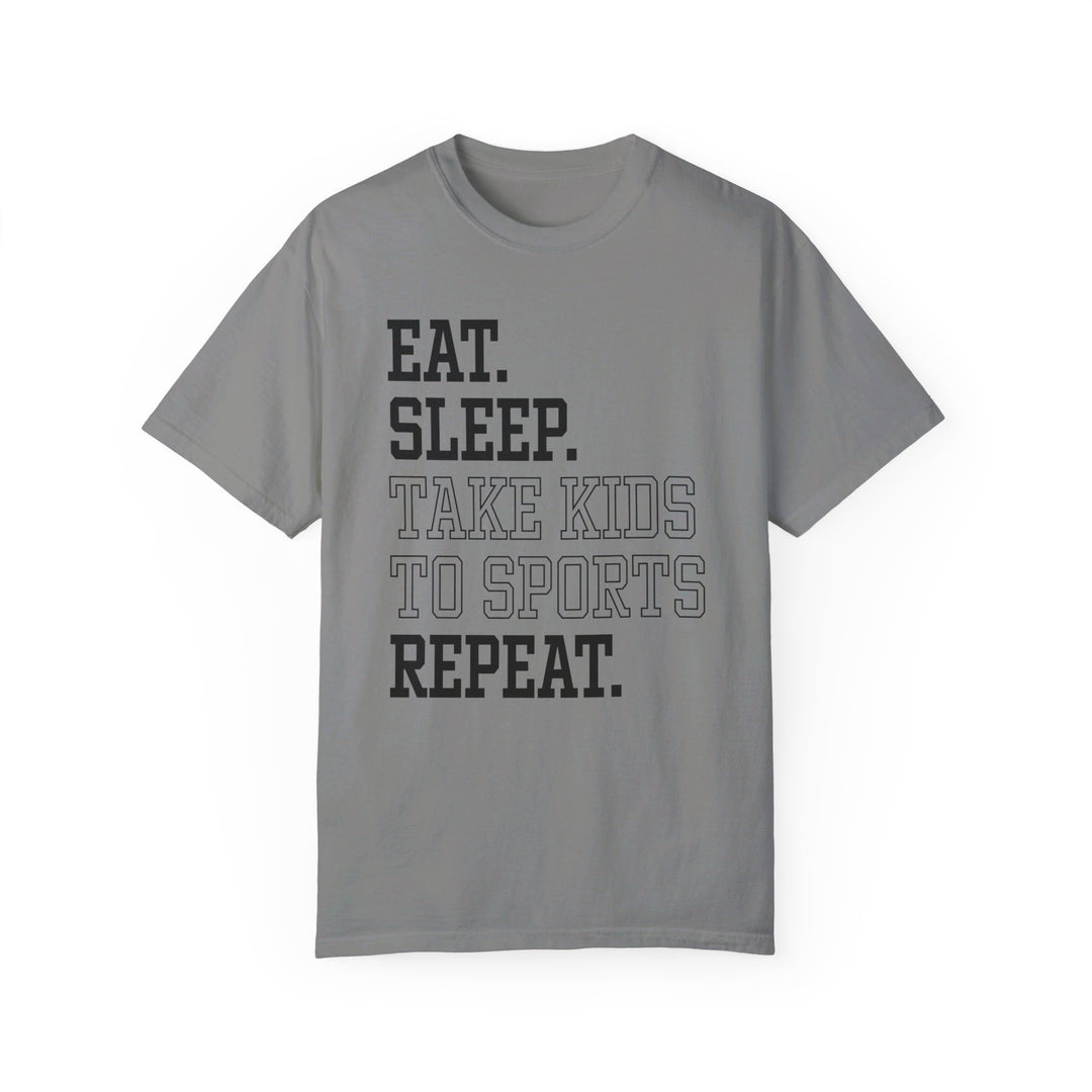 Eat Sleep Take Kids To Sports Repeat Unisex Adult Premium T-Shirt