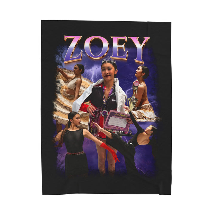 First Landing Dance Center - Fusion Design Velveteen Blanket
