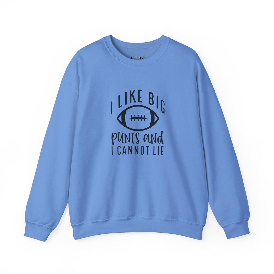 I Like Big Punts Football Unisex Adult Crewneck Sweatshirt