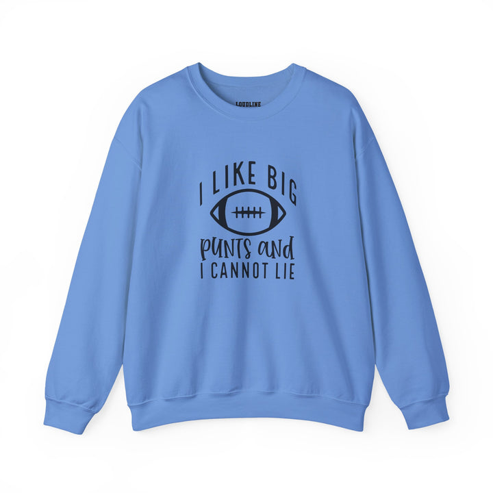 I Like Big Punts Football Unisex Adult Crewneck Sweatshirt