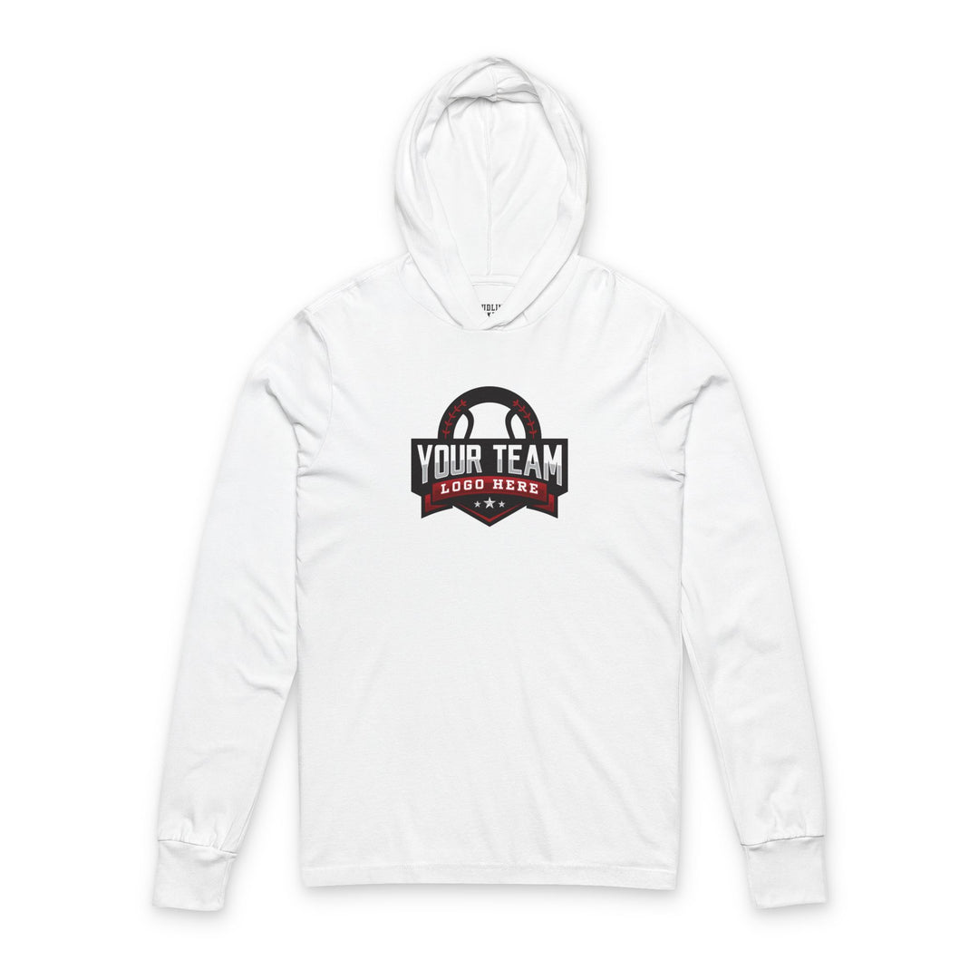 Unisex Adult Hooded Long Sleeve Shirt