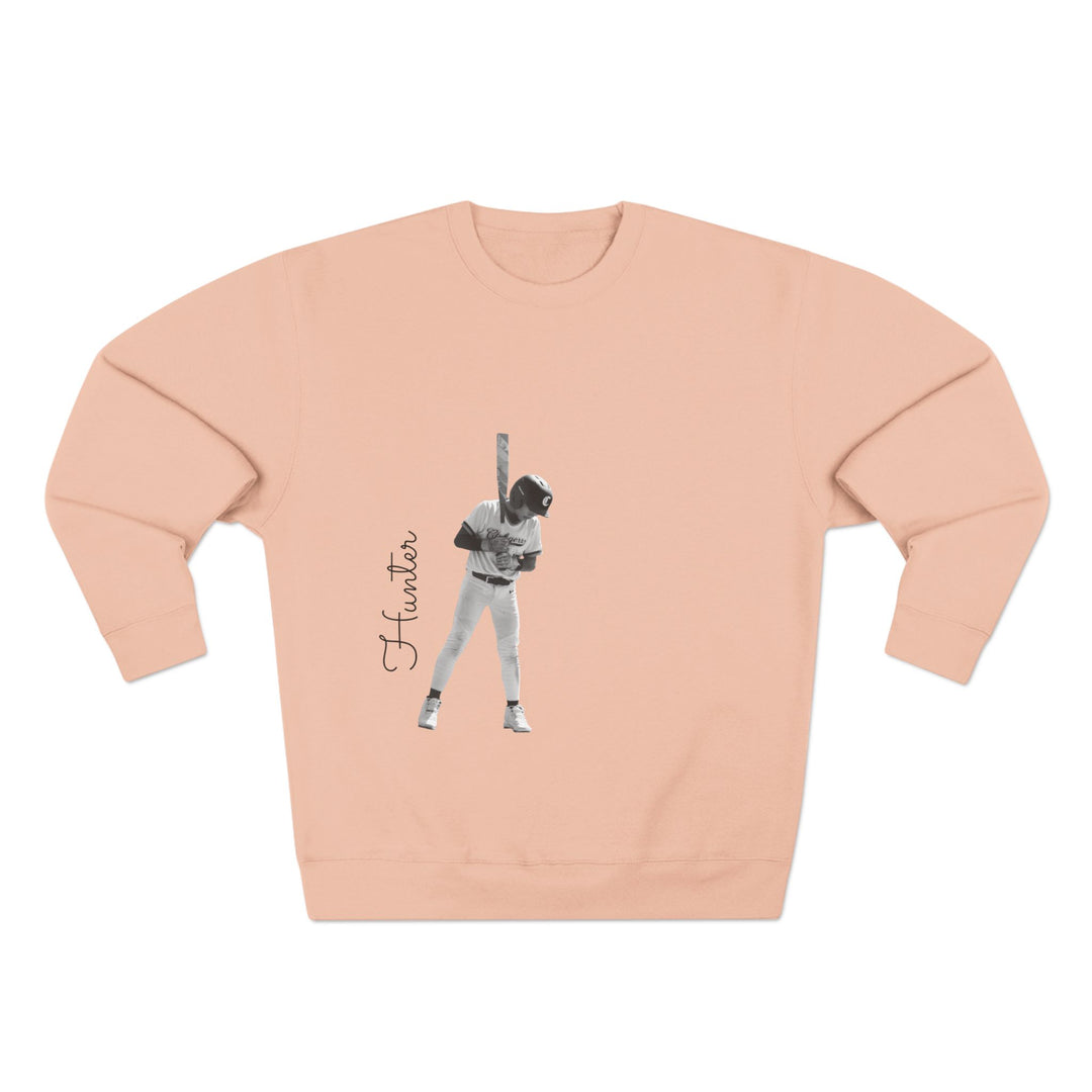 BW Picture w/Name Design - Unisex Adult Premium Crewneck