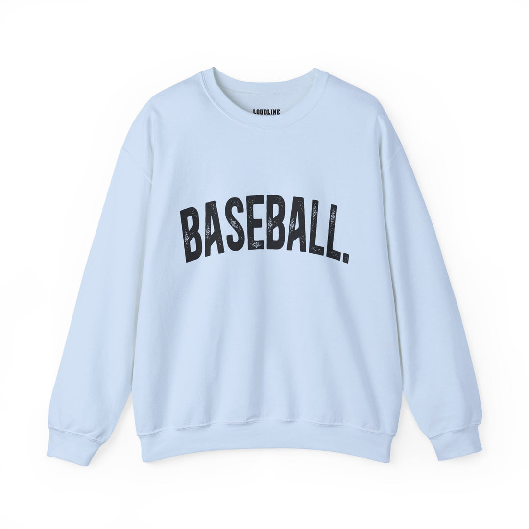Rustic Design Baseball Unisex Adult Crewneck Sweatshirt