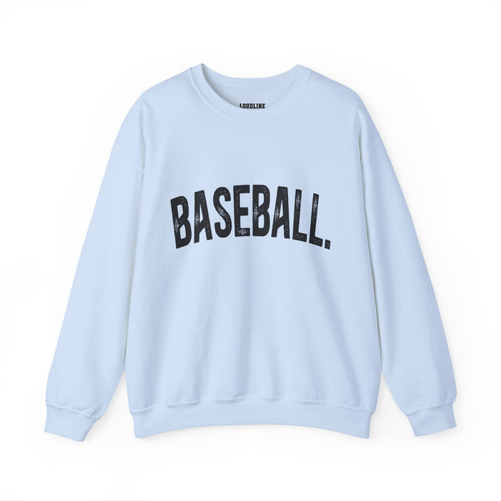 Rustic Design Baseball Unisex Adult Crewneck Sweatshirt