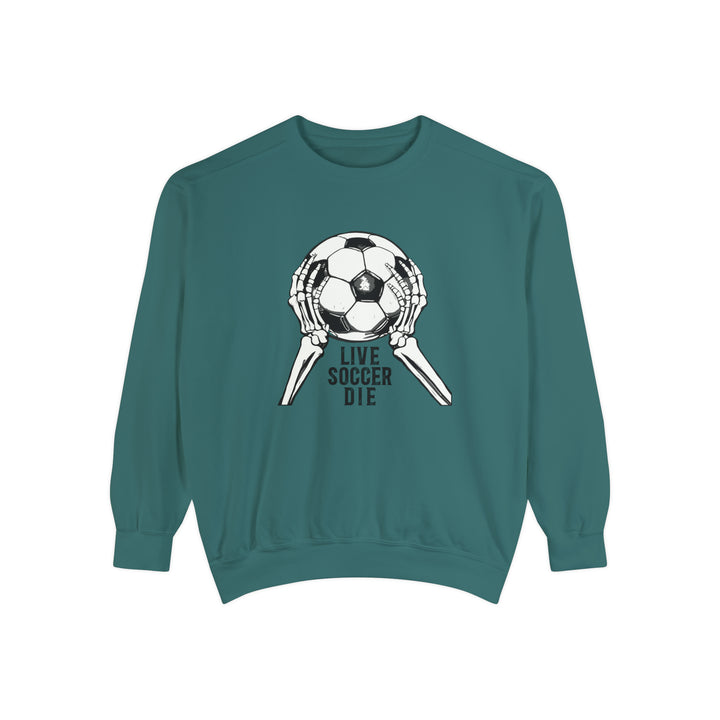 Live Soccer Die Unisex Adult Premium Crewneck Sweatshirt