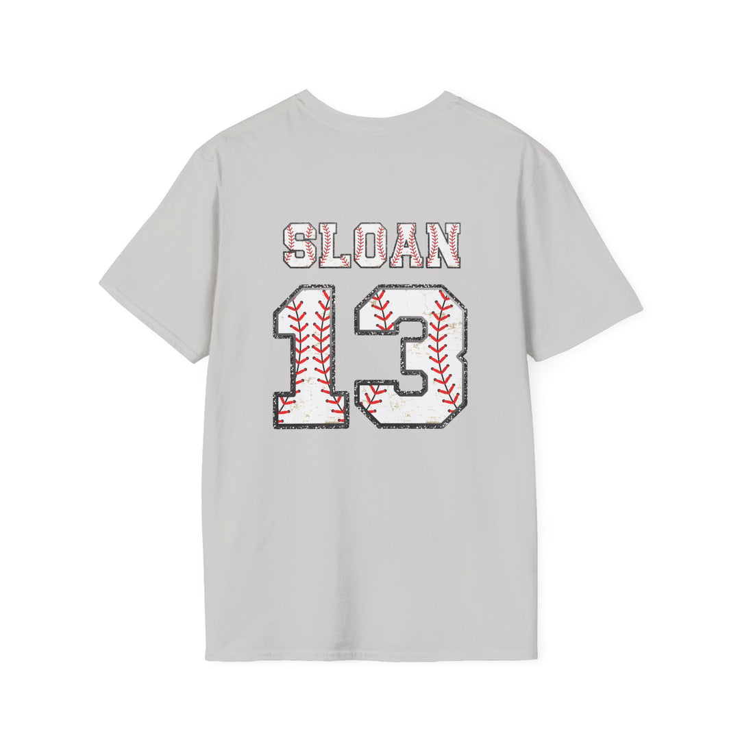 Iron Knights Adult Unisex T-Shirt w/Flag Design &amp; Name and Number on Back