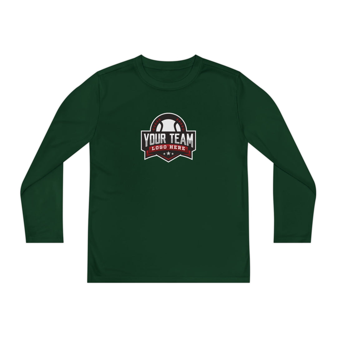 Unisex Youth Long Sleeve Moisture Wicking Shirt