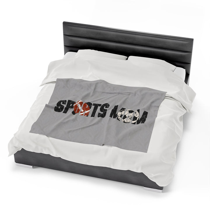Sports Mom Plush Blanket