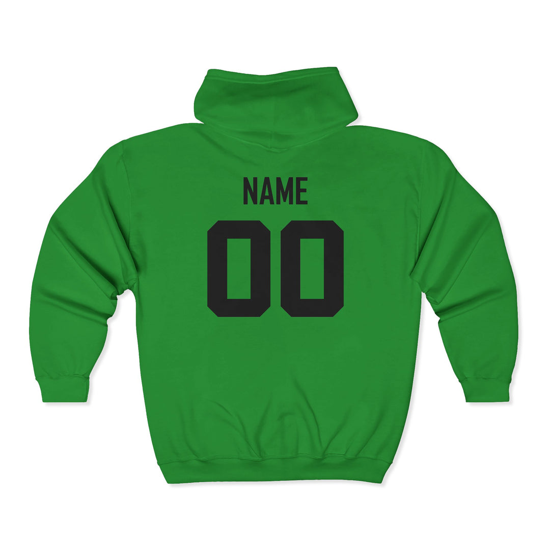 Unisex Adult Full Zip Hooded Sweatshirt - DTG