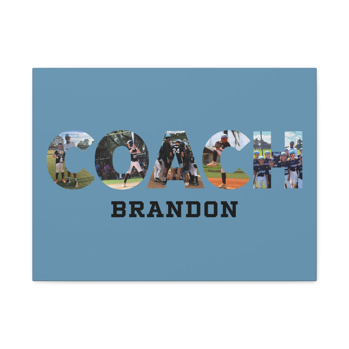 Coach Photo Letter Matte Canvas