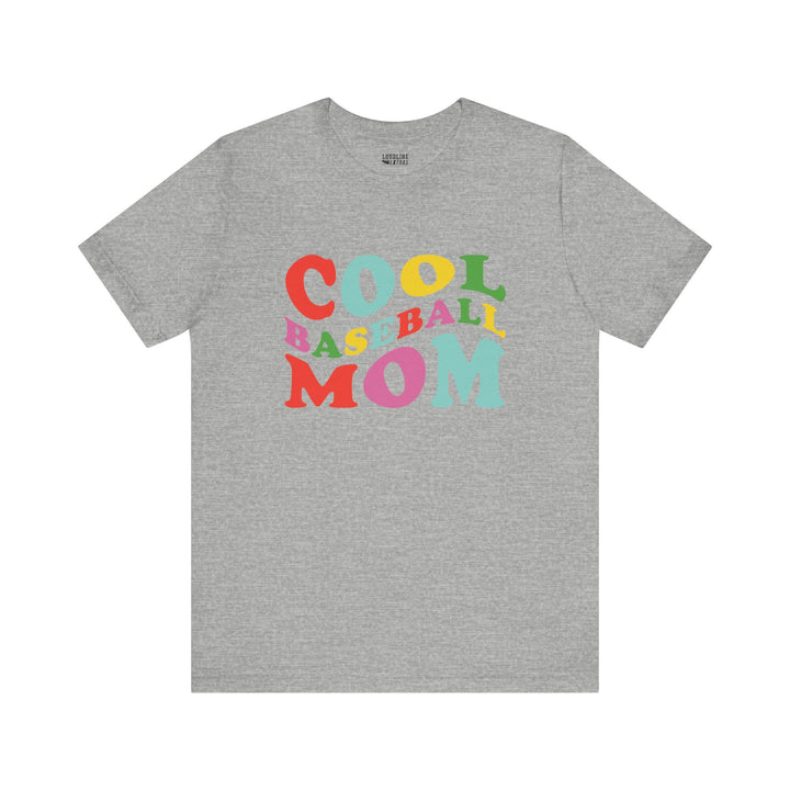 Cool Baseball Mom Unisex Adult T-Shirt
