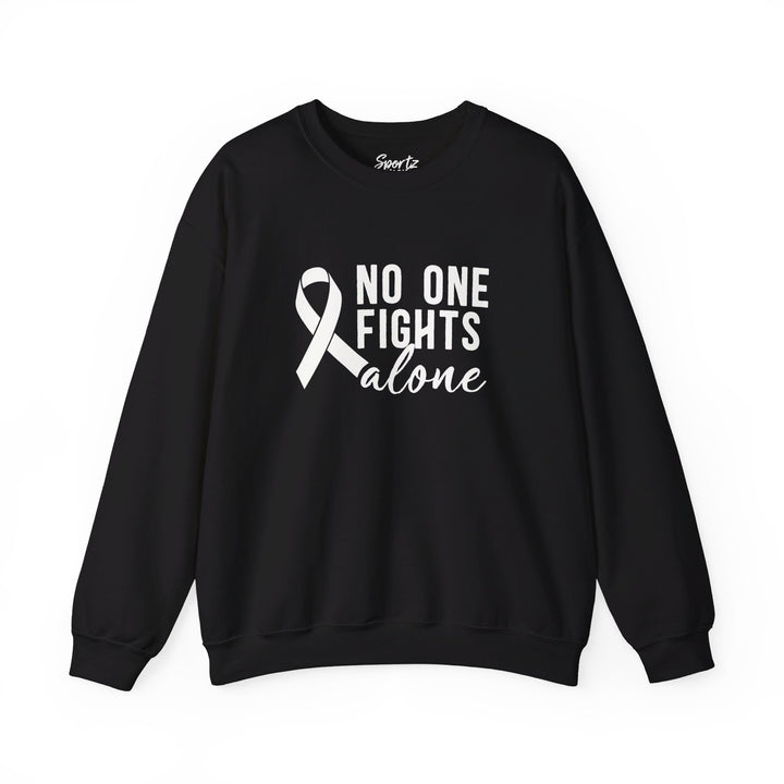 No One Fights Alone Adult Unisex Crewneck Sweatshirt