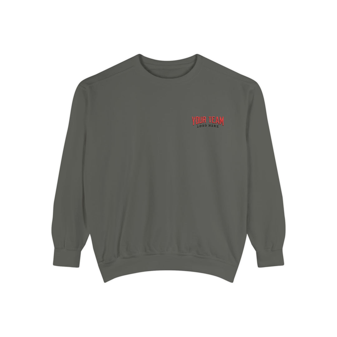 Unisex Adult Comfort Colors Crewneck Sweatshirt - Embroidered